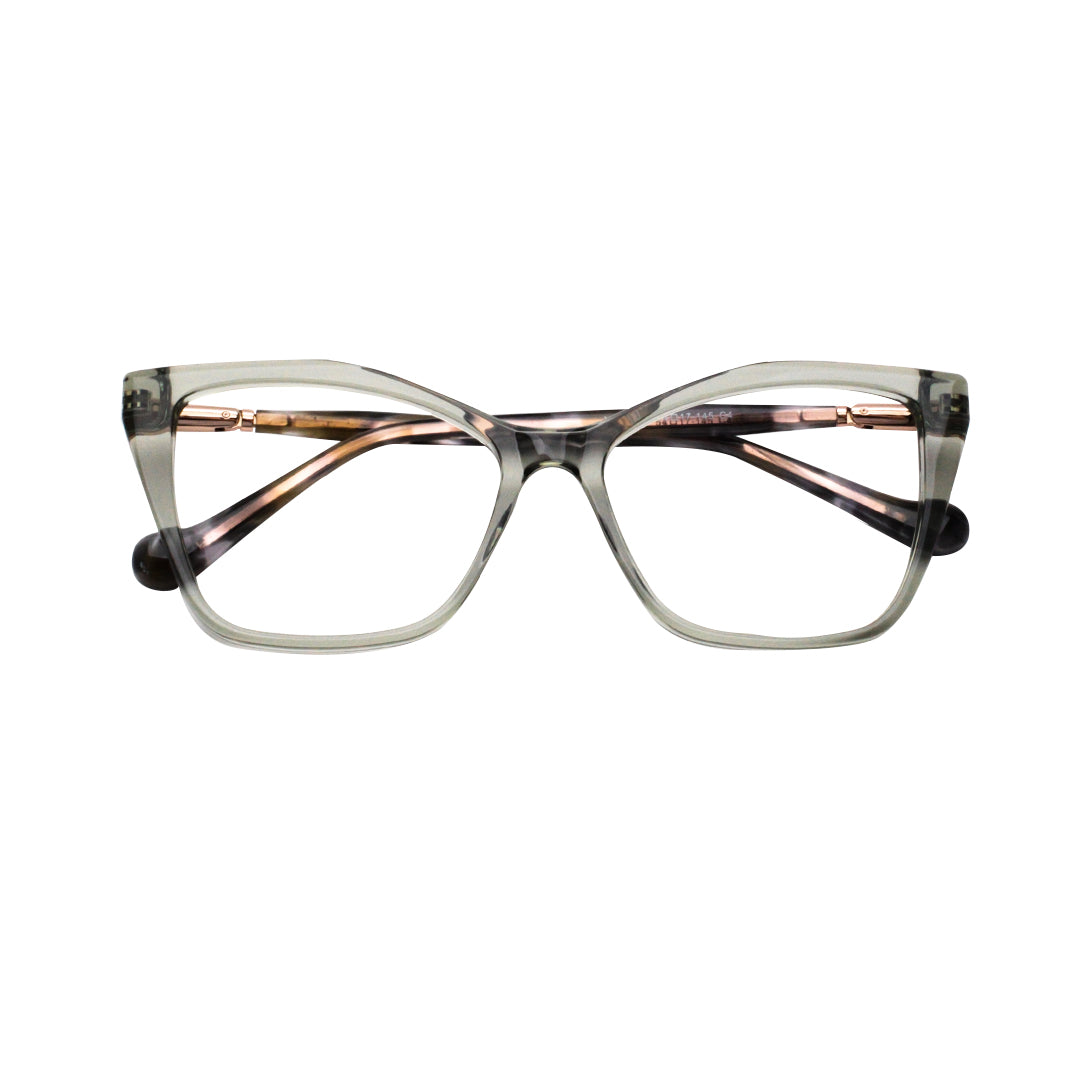 #color_Transparent Green with Gray Tortoise