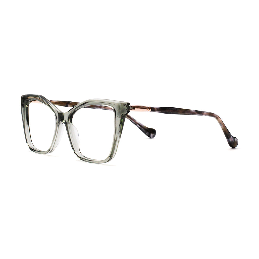 #color_Transparent Green with Gray Tortoise